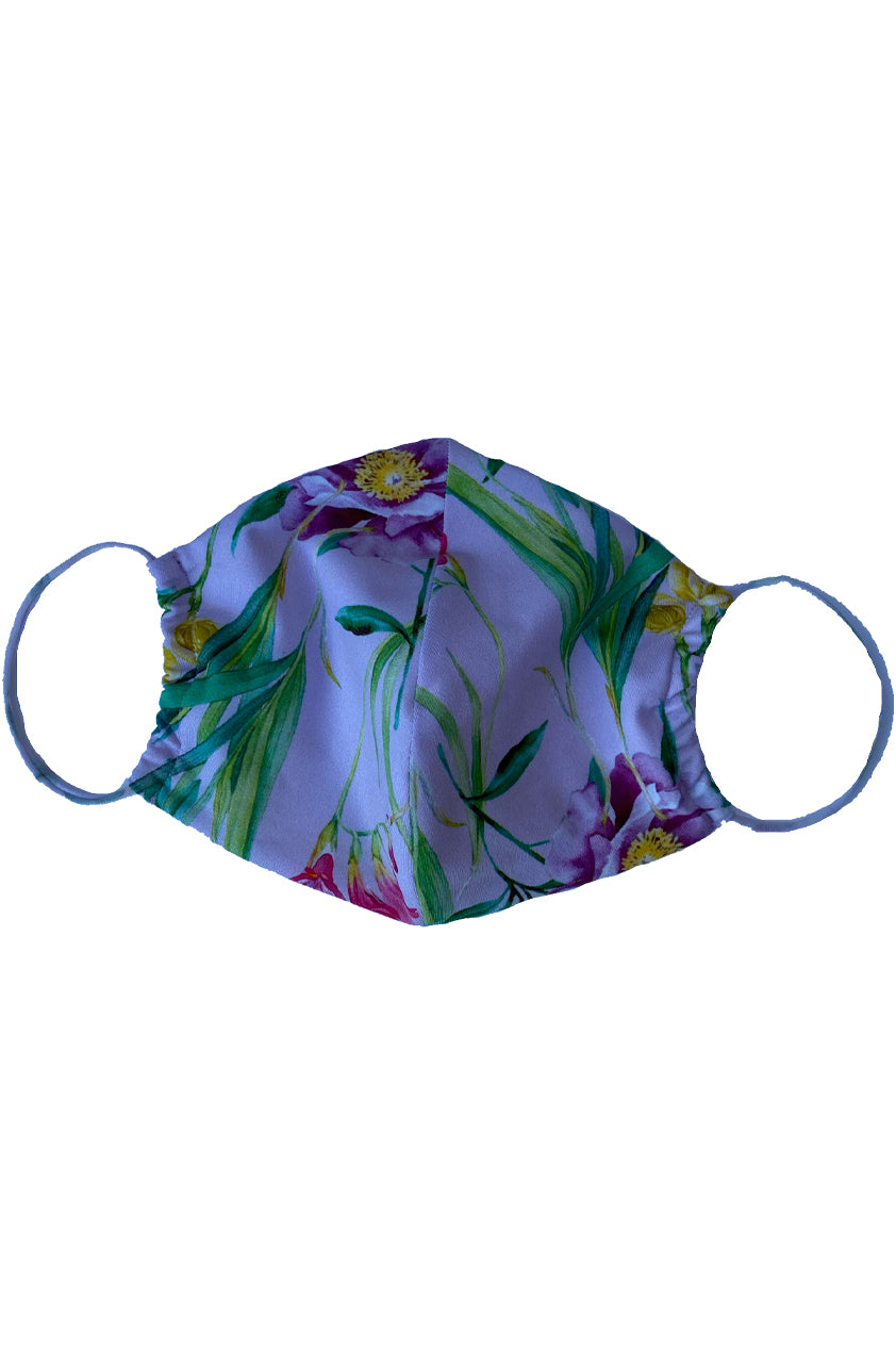 Face Mask Lila Floral